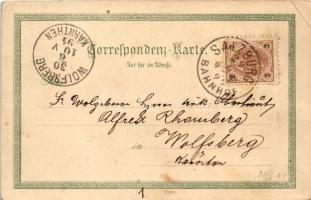 1894 (Vorläufer) Tirol, Gruss aus den Bergen, Tiroler Sennerin / Tyrolean dairymaid, folklore. Art N...