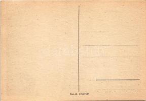 Pertrix elemek reklámja, magyar folklór / Hungarian Art Deco battery advertisement, folklore s: Páli...