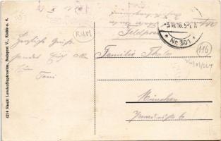 1916 Piski, Simeria; Postahivatal. Vasúti Levelezőlapárusítás 4214. / post office (EK)