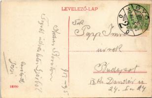 1912 Győr, Royal szálloda lovas huszárokkal