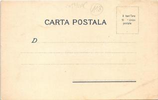 Romania / Román bélyegek és címer / Set of Romanian stamps with coat of arms. Carte philatélique Ott...