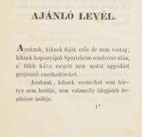 [Nagy Károly]: Daguerréotyp. Pozsony, 1841, Schmid Antal, 284+4 p. Egyetlen kiadás. Átkötött félvász...