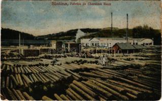 1922 Slatina, Szlatina; Fabrica de Cherestea Raux / sawmill, timber factory (EB)