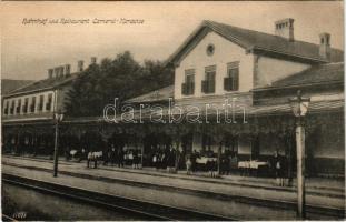 1911 Komorske-Moravice, Cameral-Moravica; vasútállomás / Bahnhof / railway station