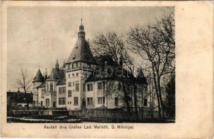 1907 Alsómiholjác, Dolnji Mihojlac; Kastell des Grafen Lad. Mailáth / Majláth-kastély / castle (r)