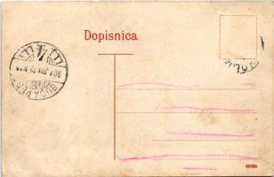 1907 Alsómiholjác, Dolnji Mihojlac; Kastell des Grafen Lad. Mailáth / Majláth-kastély / castle (r)