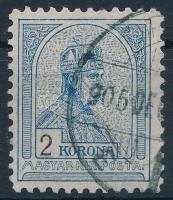 1904 Turul 2K 11 1/2 fogazással (60.000) / Mi 88 perforation 11 1/2