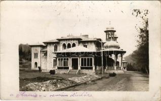 1918 Slanic-Moldova, Baile Slanic, Szlanikfürdő (Bacau); román színház / Romanian theatre in WWI. photo (EK)