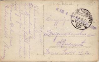 1918 Slanic-Moldova, Baile Slanic, Szlanikfürdő (Bacau); román színház / Romanian theatre in WWI. ph...