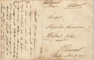 1914 SMS ORJEN Osztrák-magyar Haditengerészet Tátra osztályú romboló matrózai a fedélzeten / K.u.K. ...