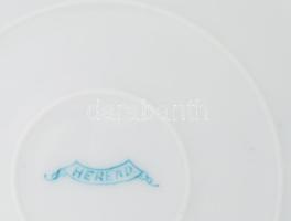 Herendi Óherendi gyümölcs mintás porcelán tál Kézzel festett, jelzett, minimális kopással d: 20 cm