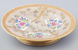 Herendi Óherendi Cubash mintás porcelán tál Kézzel festett, jelzett, minimális kopással d: 20 cm ///...