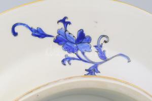 Herendi Óherendi Cubash mintás porcelán tál Kézzel festett, jelzett, minimális kopással d: 20 cm ///...