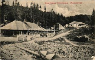 1912 Tótosbánya, Totos (Budfalva, Budesti, Máramaros); aranybánya. Benkő Miklós kiadása / gold mine (fl)