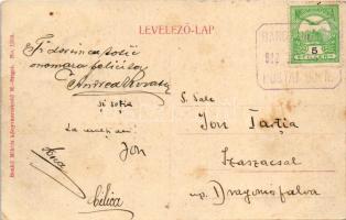 1912 Tótosbánya, Totos (Budfalva, Budesti, Máramaros); aranybánya. Benkő Miklós kiadása / gold mine ...