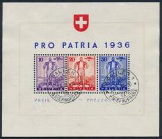 1936 Pro Patria Mi block 2 (Mi EUR 250,-)