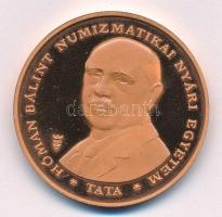 Bozó Gyula (1913-2004) 2000. "Hóman Bálint Numizmatikai Nyári Egyetem - Tata / Tata - Totis" kétoldalas bronz emlékérem (42,5mm) T:AU (PP)