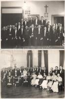 cca 1935 Budapest társasági élete (bálok, doktori avatási csoportkép), Kaulich Rudolf budapesti fotó...