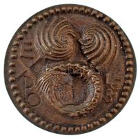 Ligeti Erika (1934-2004) 1981. "EXPO" bronz emlékérem (39mm) T:XF patina