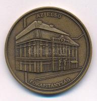 1984. "Thaisz Elek / Budapest első rendőrfőkapitánya - az első főkapitányság" bronz emléké...