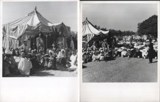 cca 1930 Nigéria és Zaire, sajtófotók feliratozva angol nyelven, 7 db vintage fotó, ezüst zselatinos...