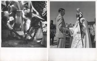 cca 1930 Nigéria és Zaire, sajtófotók feliratozva angol nyelven, 7 db vintage fotó, ezüst zselatinos...