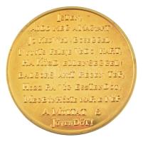 1996. "Magyarország halma - Millenium 1896 - A Honfoglalás emlékére 1996" aranyozott Cu em...