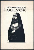 cca 1972 Sulyok Gabriella grafikus kiállítási prospektusa a 2. Bagdadi Nemzetközi Képzőművészeti Fesztiválról (2nd International Art Festival of Baghdad), angol és arab nyelven, kissé koszos borítóval, 2 sztl. lev.