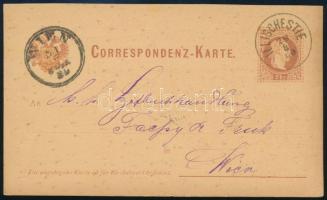 1880 2kr díjjegyes levelezőlap / PS-card "ILLISCHESTIE" - Wien