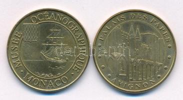 Franciaország DN "Párizsi Pénzverde / Hadtörténeti Múzeum + Notre Dame" Cu turista zsetonok (2x) (34mm) T:AU France ND "Paris Mint / Military History Museum + Notre Dame" Cu tourist token (2x) (34mm) C:AU