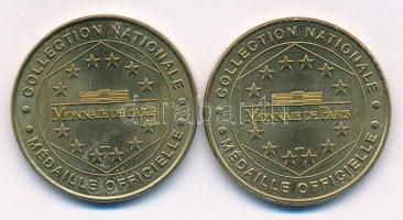 Franciaország DN "Párizsi Pénzverde / Hadtörténeti Múzeum + Notre Dame" Cu turista zsetono...