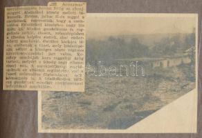 1923 Hajós, a ,,221 Anonymus" cserkészcsapat fotóalbuma, benne 10 db vintage fotó a csapatról é...