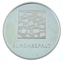 DN "Euroaszfalt / 10" Ag emlékérem tokban (31,29g/0.999/42,5mm) T:AU (PP)