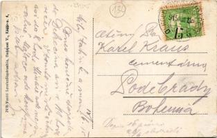 1915 Püspökladány, utca részlet, Haas Gusztáv üzlete. Vasúti levelezőlapárusítás 2439. + "KOLOZ...