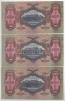 1930. 100P (7x) sorszámkövetők és közeli sorszám, csillagos sorszámmal "*E017 056931 - *E017 05...