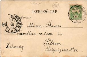 1901 Debrecen, Izraelita új imaház, zsinagóga. Pongrácz Géza kiadása. Kiss Ferenc eredeti fényképe u...