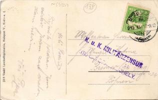 1915 Sátoraljaújhely, vasútállomás. Vasúti levelezőlapárusítás 2218. (EK)