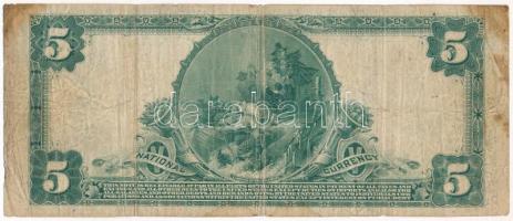 Amerikai Egyesült Államok 1922-1927. (1902) 5$ "National Park Bank - New York", "Nati...