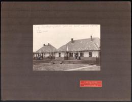 1929 Berettyóújfalu, Varga Imre helyi fényképész felvételei a gazdasági iskola épületeiről, és az ot...