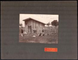 1929 Berettyóújfalu, Varga Imre helyi fényképész felvételei a gazdasági iskola épületeiről, és az ot...