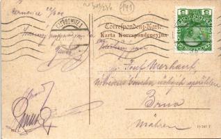 1909 Chernivtsi, Czernowitz, Cernauti, Csernyivci (Bukovina, Bucovina, Bukowina); Rathausstrasse, Ap...