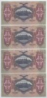 1930. 100P (4x) sorszámkövetők "E255 023596 - E255 023599" T:VF
Adamo P17