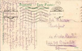 1909 Chernivtsi, Czernowitz, Cernauti, Csernyivci (Bukovina, Bucovina, Bukowina); Hauptstrasse mit d...