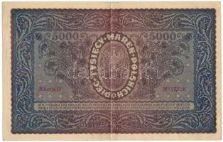 Lengyelország 1920. 5000M T:F Poland 1920. 5000 Marek C:F Krause P#31