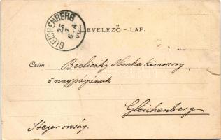 1900 Nagyszalonta, Salonta; Reich jakab kiadása (szakadás / tear)