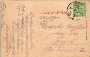 1913 Topolya, Bácstopolya, Backa Topola; Kálvária utca, Novák Károly üzlete. Wilheim Miksa kiadása /...