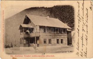 1900 Járavize, Valea Ierii; Gr. Andrássy Tivadar vadászkastélya. Dunky fivérek kiadása / hunting castle (fl)