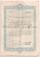 4db-os vegyes biztosítási kötvény, szabályzat és banki jegyzék tétel, közte "Gazdák Biztosító S...