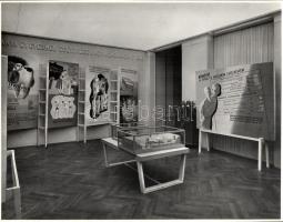 cca 1951 Seidner Zoltán felvételei az egészségvédelemről szóló budapesti propaganda kiállítás anyagá...