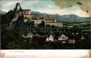 Árvaváralja, Oravsky Podzámok (Tátra, Tatry); vár délről. Sochán P. 41. / castle (EK)